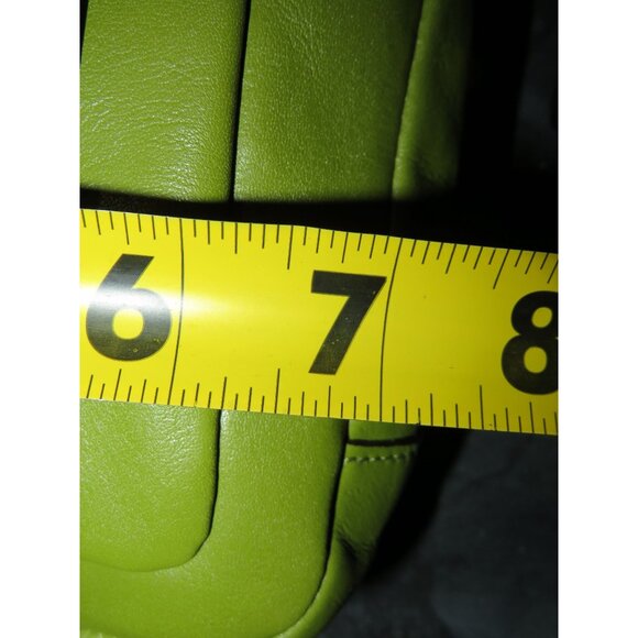 Coach 2012 Chelsea Green Smooth Leather Turn-lock Flap Adjustable Chain Handbag - Picture 15 of 15